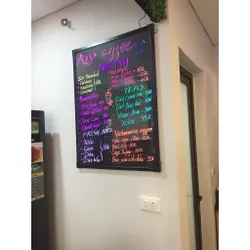 Biển led huỳnh quang, Biển led dạ quang,60x80cm (kèm bút dạ quang) 416647