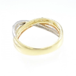 Nhẫn kim cương K18YG/PT900/K18PG 0.30CT 671813