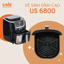 Nồi chiên UNIE US6800 – 7L tiện lợi, chiên nướng hấp chỉ với 1 nút chạm 573028