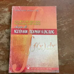 TÀI LIỆU CHUYÊN TOÁN CHUYÊN ĐỀ NGUYÊN HÀM TÍCH PHÂN VÀ ỨNG DỤNG