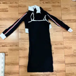 Set váy gồm váy dây và áo croptop