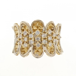 Nhẫn kim cương K18YG/K18WG 0.35CT - Hàng hiệu Chính hãng 853051