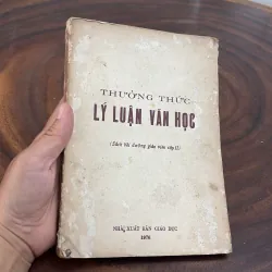 II Sưu Tầm: Thường Thức Lý Luận Văn Học - 1976 1008491