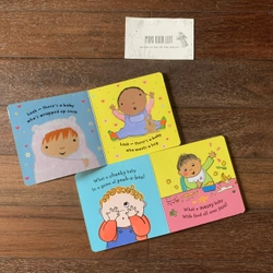 Combo 2 cuốn Board Book What a…Busy Baby! & Look! There’ a Baby, Used, Bìa cứng 498823