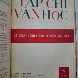 Tạp chí Văn học (Các số 1, 2, 3, 4, 5, 6 năm 1970) - Viện Văn học 931891