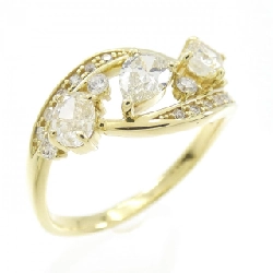 【Sản phẩm mới】Nhẫn kim cương K18YG 0.82CT