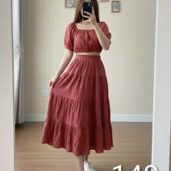 Set váy áo freesize