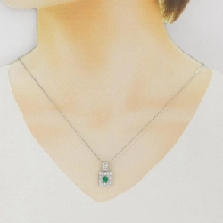 Dây chuyền ngọc lục bảo PT900/PT850 0.345CT - Hàng hiệu Authentic 858531