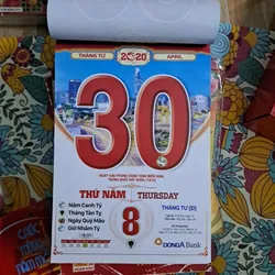 Tờ lịch năm 2020 kỷ niệm mọi cột mốc quan trọng 1097560