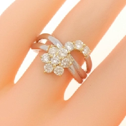 Nhẫn kim cương hoa PT/K18YG 1.00CT 672241