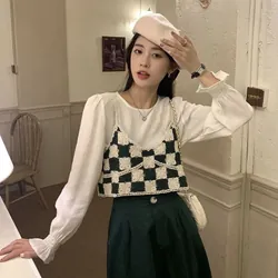 3c Áo Len Đan Croptop 2 Dây Tanktop  592830