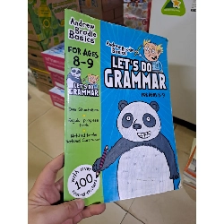 Let's Do Grammar For Ages 8-9 Andrew Brodie Basics mới 90% chưa viêt, còn miếng dán HCM0808 HỌC NGOẠI NGỮ