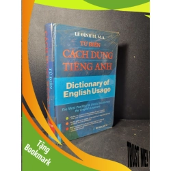 (TẶNG BOOKMARK) Từ điển cách dùng tiếng anh (bìa cứng) mới 90% bẩn nhẹ 2006 Lê Đình Bì RBK2205 HỌC NGOẠI NGỮ