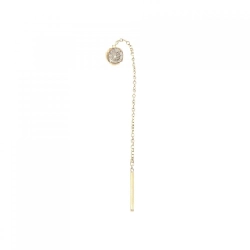 K18YG Bông tai kim cương 0.31CT một bên - Hàng hiệu Chính hãng