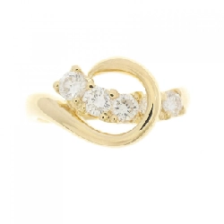 Nhẫn kim cương K18YG 0.50CT 673452