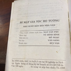 BÍ MẬT GIA TỘC HỌ TƯỞNG (XB 1998) 508165
