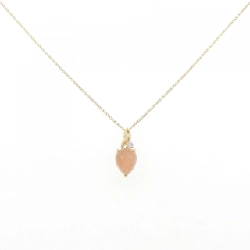 K18YG Đá Rhodochrosite Dây Chuyền 2.374CT - Hàng hiệu Chính hãng