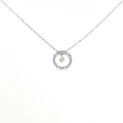 K18WG Dây chuyền kim cương 0.08CT - Hàng hiệu Chính hãng