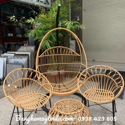 Ghế xích đu treo mây nhựa 542983