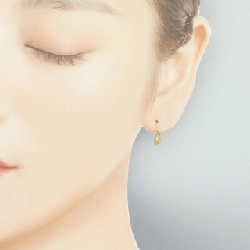 K18YG Citrine Bông tai - Hàng hiệu Chính hãng 867019