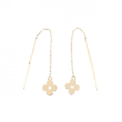 K18YG Bông tai - Hàng hiệu Chính hãng