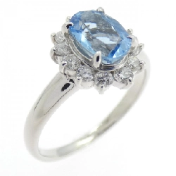Nhẫn aquamarine PT900