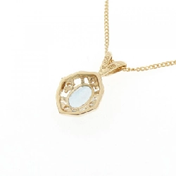 K18YG Aquamarine Necklace - Hàng hiệu Authentic 862098