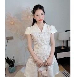 Váy đầm tafta tiểu thư Tranali thiết kế size m