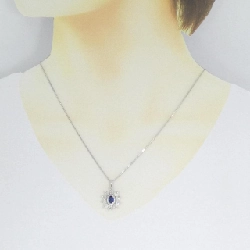 K18WG Sapphire Necklace - Hàng hiệu Authentic 867250