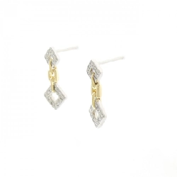 Bông tai kim cương K18YG/PT900 0.20CT - Hàng hiệu Chính hãng 876684