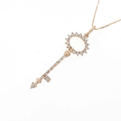 K18PG Vòng cổ kim cương 0.40CT - Hàng hiệu chính hãng 862223