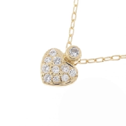 K18YG Dây chuyền kim cương hình trái tim - Hàng hiệu Authentic 868518