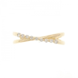 Nhẫn kim cương K18YG 668785