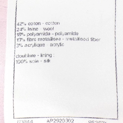 CHANEL LOOK2 P78974V71122 Áo khoác không cổ - Hàng hiệu Authentic 813829