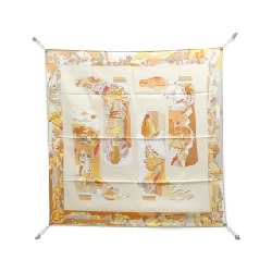 Khăn lụa BOTTES STORY của Hermès 004203S