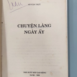 CHUYỆN LÀNG NGÀY ẤY - VÕ VĂN TRỰC 326440