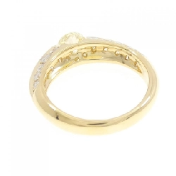 Nhẫn kim cương K18YG 0.521CT 672643