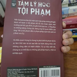 Sách Tâm Lý Học Tội Phạm của Stanton E. Samenow mới 90% 783188