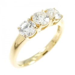 Nhẫn kim cương K18YG 0.933CT G SI1 3EXT-EXT - Hàng hiệu Authentic