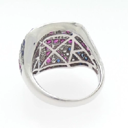 Nhẫn đá màu K18WG/K18BG 666963