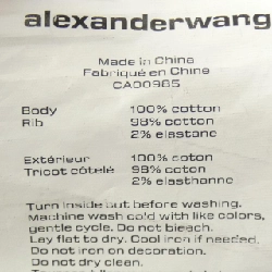 Áo khoác ALEXANDER WANG - Hàng hiệu Authentic 809697