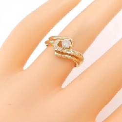 Nhẫn kim cương K18YG 0.22CT 671988