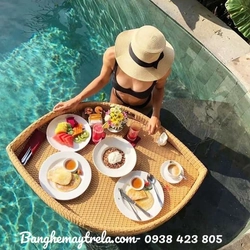 Khay nổi mây nhựa hồ bơi 525713
