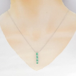K18WG Emerald Necklace 0.93CT - Hàng hiệu Authentic 856801