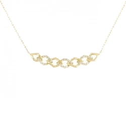 Dây chuyền kim cương K18YG 0.15CT - Hàng hiệu chính hãng