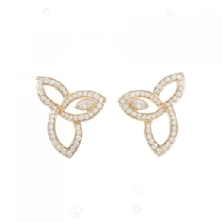 Bông tai Harry Winston Lily Cluster - Hàng hiệu Authentic