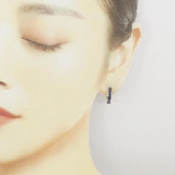 K18YG Bông tai Sapphire - Hàng hiệu Chính hãng 867644