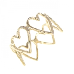 Nhẫn hình trái tim K18YG