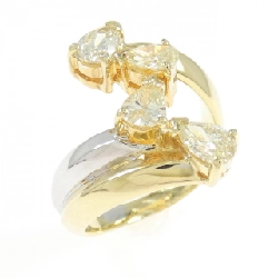 Nhẫn kim cương K18YG/K18WG 1.42CT - Hàng hiệu Chính hãng