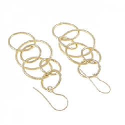 Bông tai K18YG Stargewelry - Hàng hiệu Authentic 843673